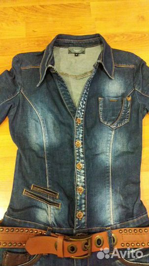 Комбинезон джинсовый р.42-44-46