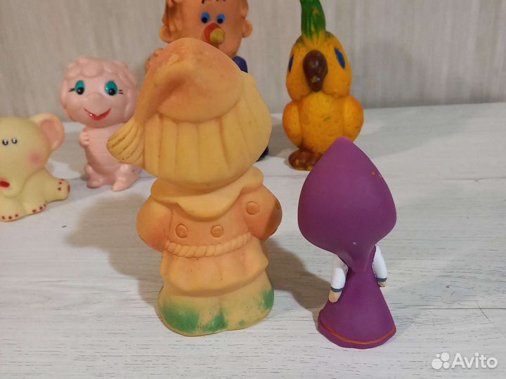 Резиновые игрушки СССР современные Цена за все