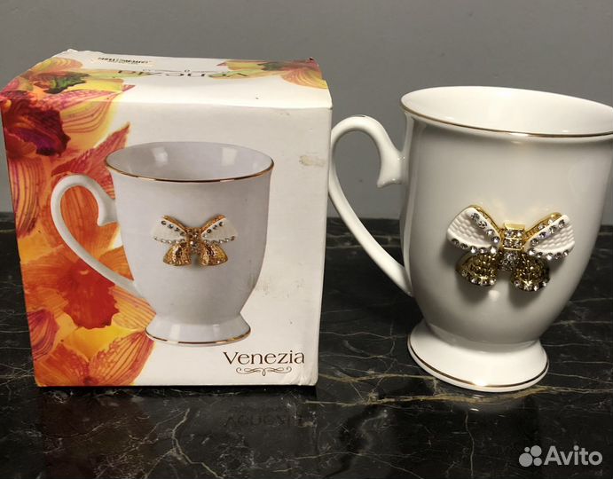 Кружка фарфоровая Lefard,новая в упаковке