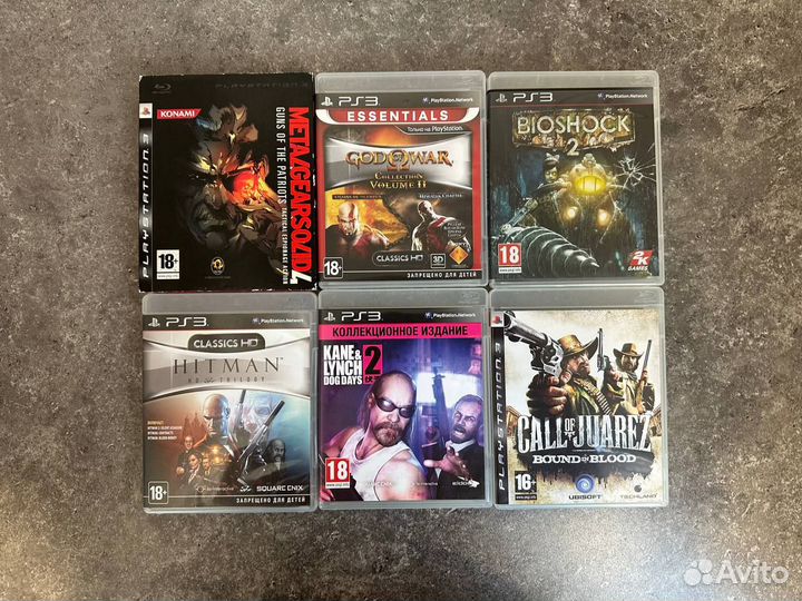 Диски для sony playstation 3 б/у