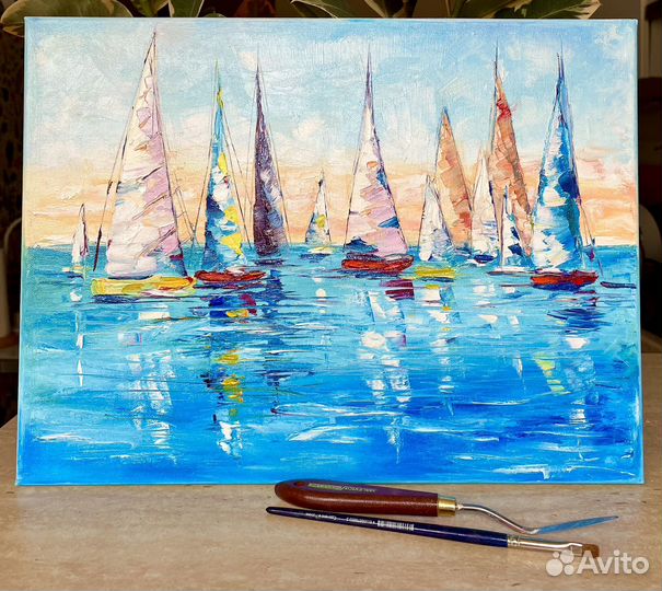 Картина Парусники