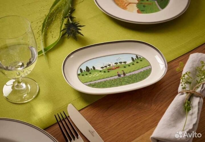 Блюдо тарелка Villeroy Виллерой новое Наиф Naif