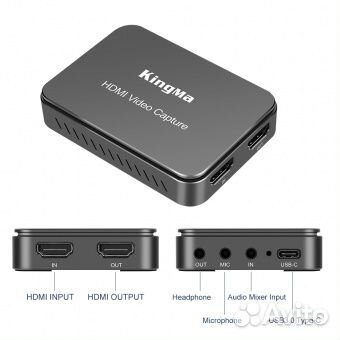 Карта видеозахвата KingMa BMU031 hdmi-USB 3.0 1080