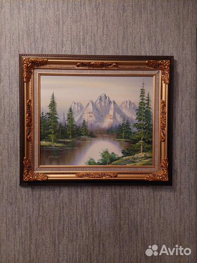 Картина маслом, на холсте, пейзаж