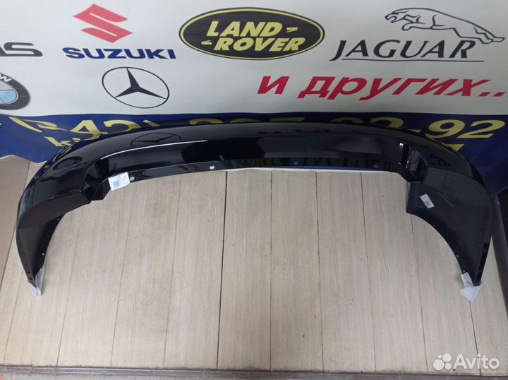 Задний новый бампер калина черный +доставка