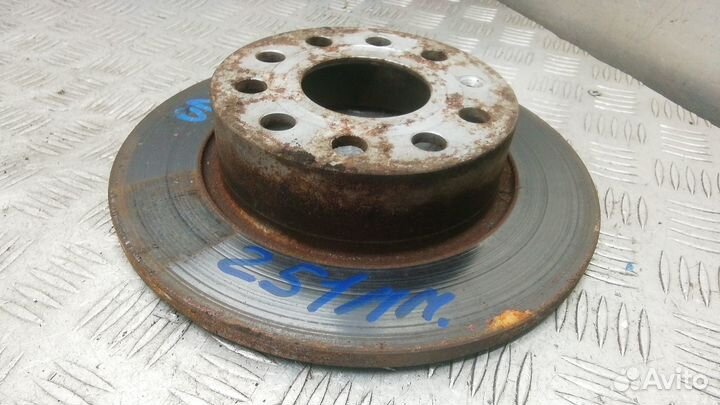 Диск тормозной задний volkswagen golf 5 2003 2004