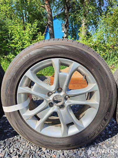 Колеса в сборе r17 летние Ford Kuga. Комплект