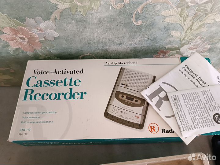 Radioshack Ctr-119. Кассетный плеер, магнитофон
