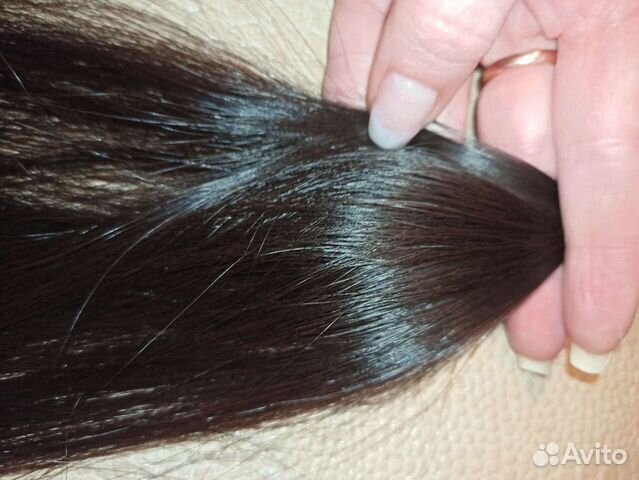 Волосы натуральные на капсулах