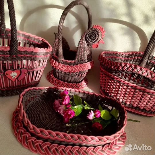 Корзина плетеная (Пасха не за горами)