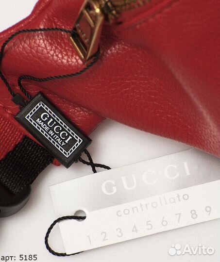 Бананка gucci красная