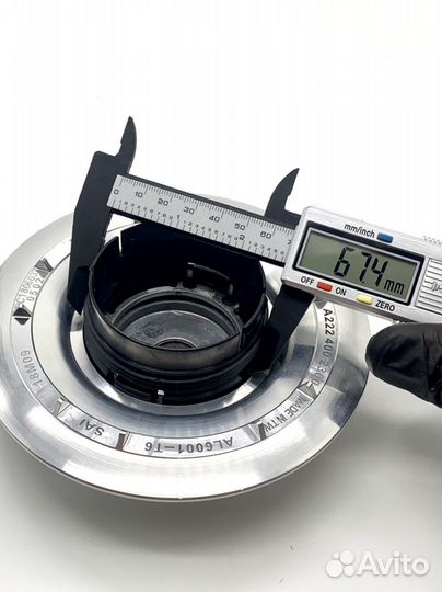 4 штуки Maybach 146/67мм (хром)