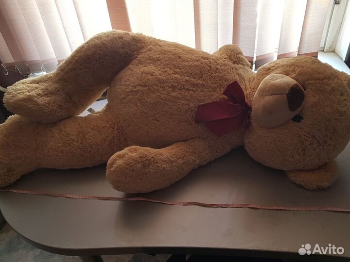 Большая мягкая игрушка медведь