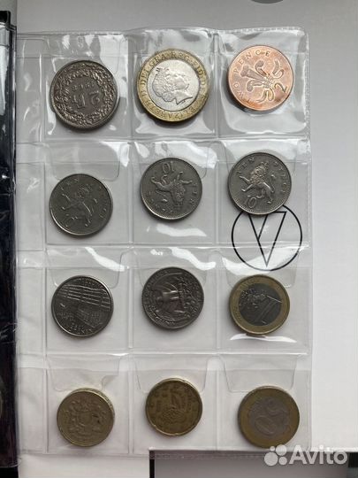 Коллекция монет разных стран