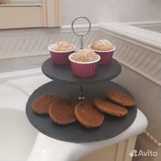 Этажерка из камня для фруктов, фруктовница