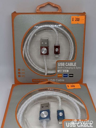 Кабели microusb Lightning Type-C с адаптером и без