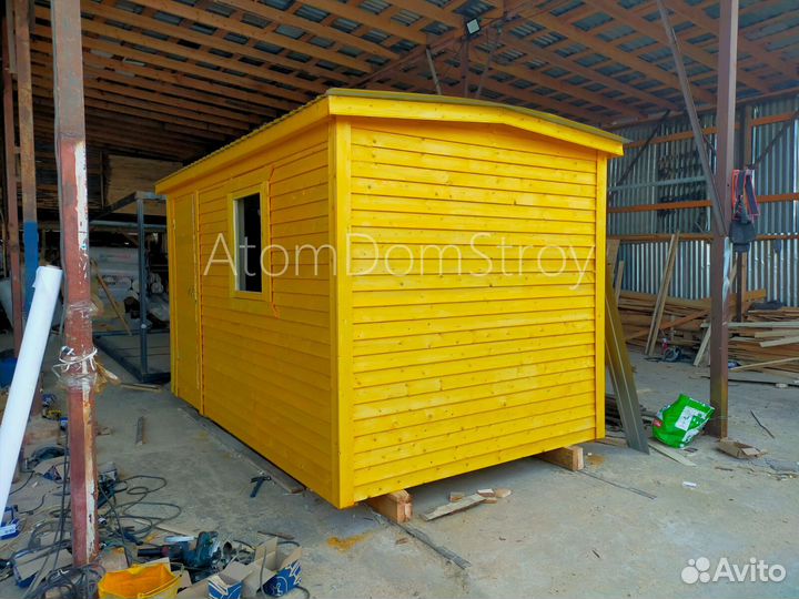 Вагончик с надежной крышей