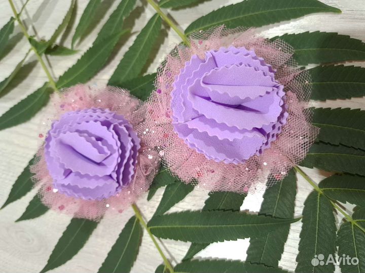 Резиночки для волос ручной работы