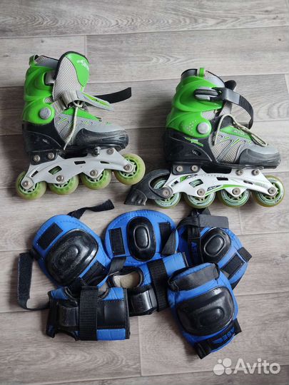 Ролики раздвижные Action