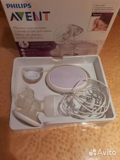 Молокоотсос avent электрический