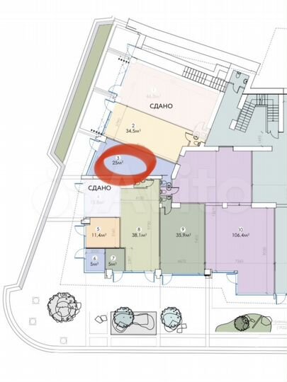 Помещение в аренду в центре на трафике