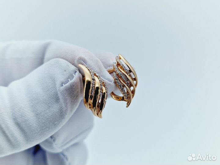 Золотые Серьги 585 пробы. Рассрочка