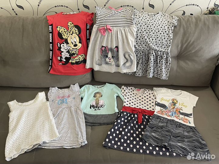 Пакет вещей на девочку 98 104