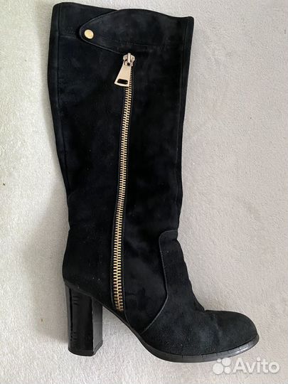 Сапоги зимние женские замшевые 37 размер