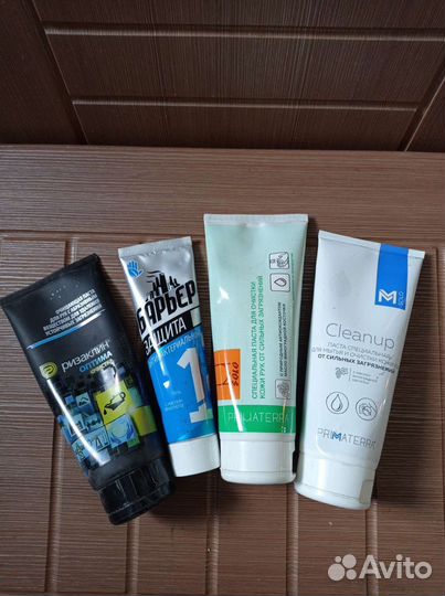 Пасты для очистки и дезинфекции рук