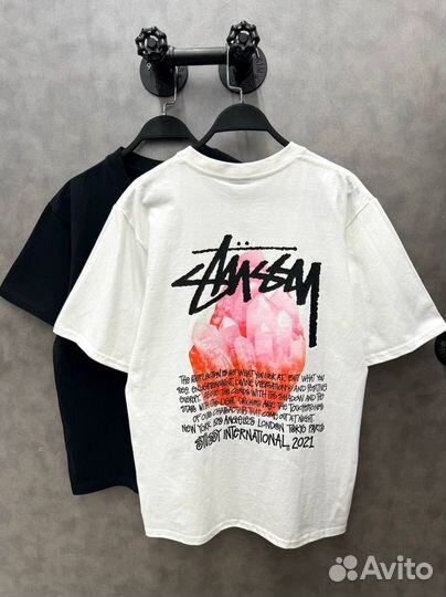 Футболка Stussy унисекс оверсайз (Новинка 2024)