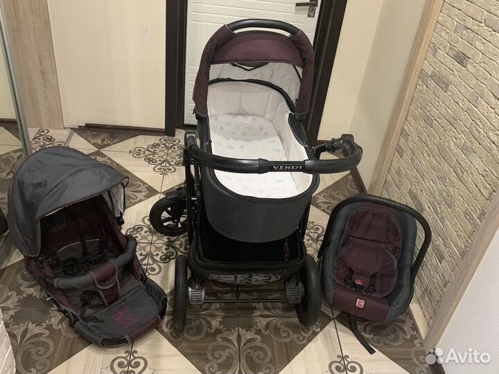 Коляска sonik verdi 3 в 1