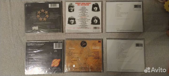 Sweet, Paul McCartney, ELO, Manfred Mann, CD диски