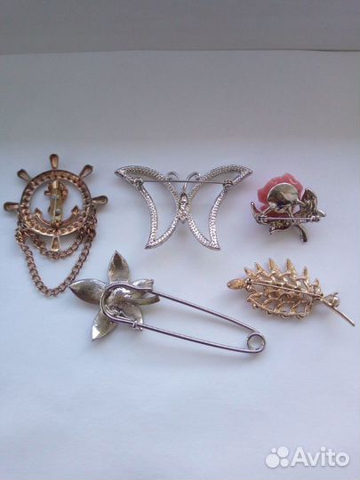 Броши Винтаж ссср, современные