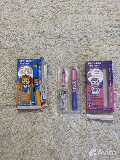 Детская электрическая зубная щетка