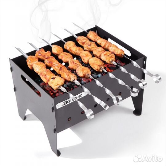 Мангал складной походный 2 мм Kennet KazanTip GO m