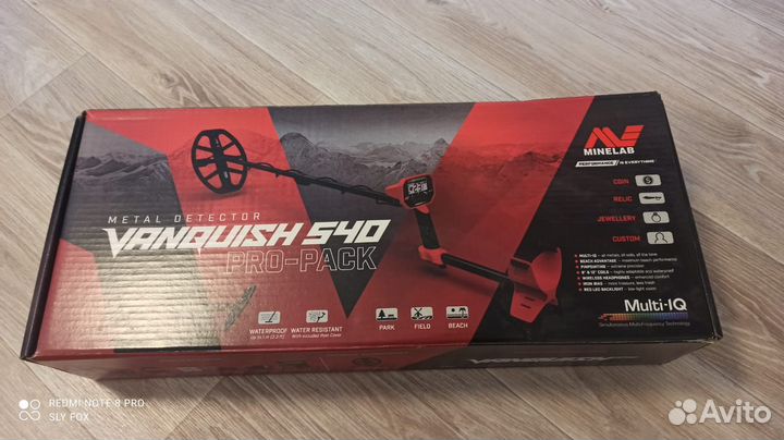 Металлоискатель Minelab Vanquish 540 PRO-pack