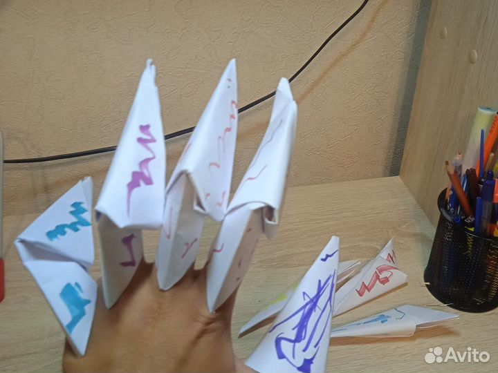 Когти из бумаги