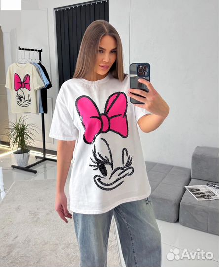 Стильная футболка с принтом