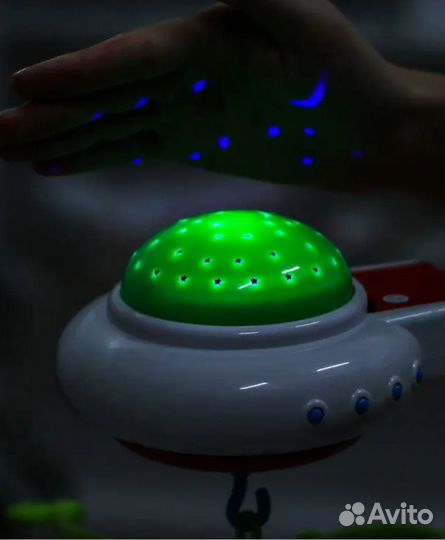 Мобиль музыкальный «Милые зверята» с ночником