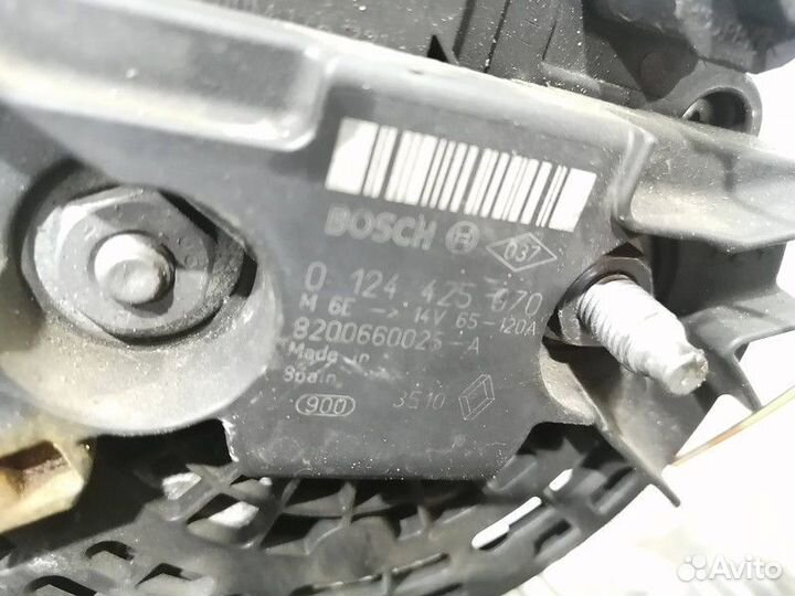 Генератор K4M 1.6L, 16V Рено Меган 3, Флюенс