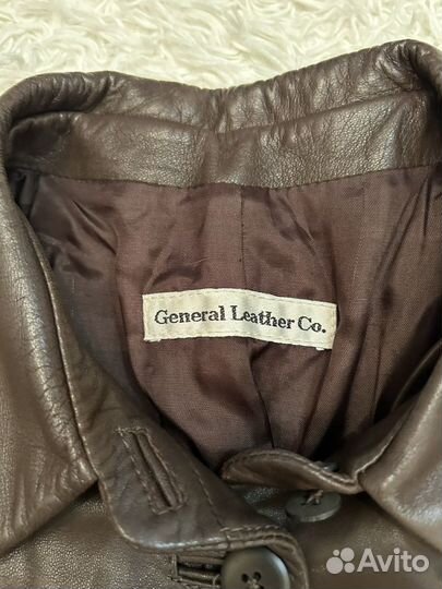 Плащ пиджак General Leather Co.винтаж.кожа