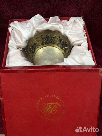 Ваза для конфет СССР серебро Кубачи