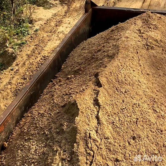 Песок строительный в наличии с доставкой