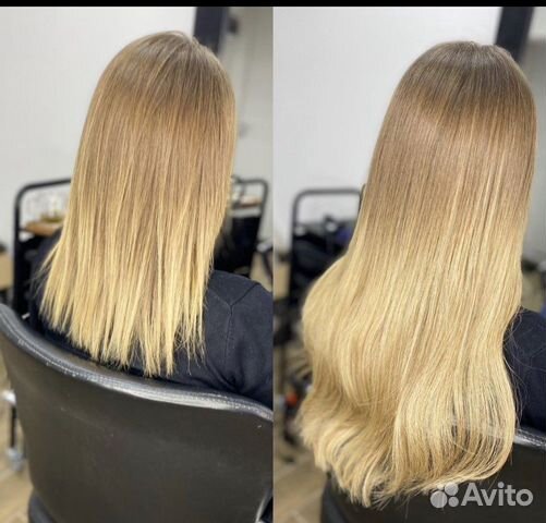 Наращивание волос славянка