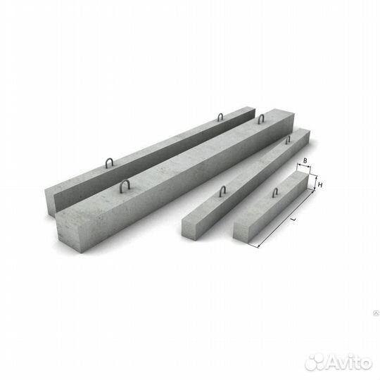 Перемычка брусковая 2пб 10-1-3 990х120х140, 0,043т