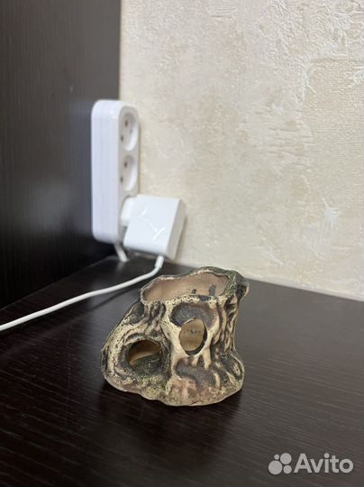 Грот для аквариума, растения пластиковые