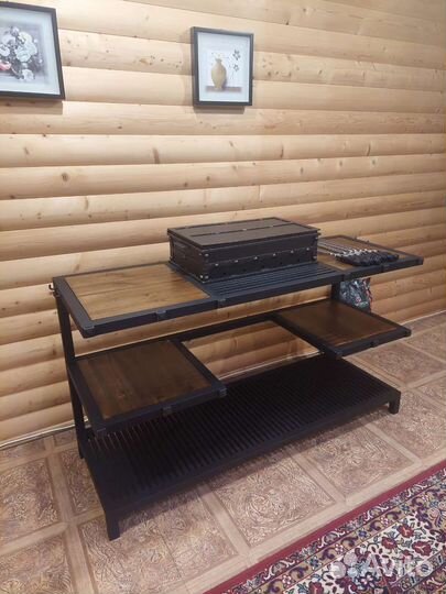 Мангал в стиле лофт