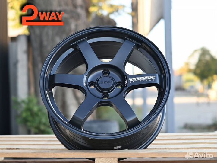 R17 Volk Racing TE37SL 7.5J ET35 4*100 (RG44)