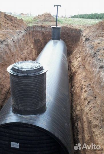 Подземная емкость от 5 до 100 м3 (спиролайн)