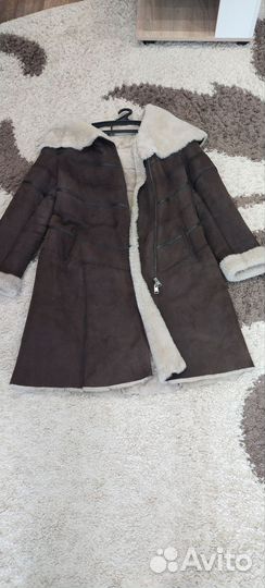 Дубленка женская зимняя размер 50- 52